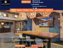Tablet Screenshot of lakecalhounflats.com